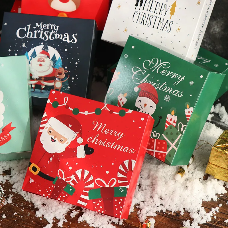 Christmas Custom box Cardboard Box Christmas gift Packaging Luxury Paper Boxes With Logo For  Merry Christmas