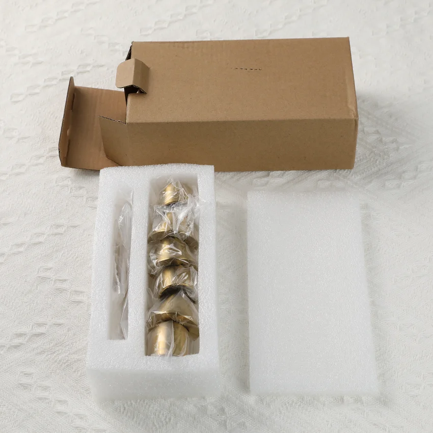 MAXERY Wedding Table Decorations Metal Brass Gold Candlesticks Stand Tall Taper Candle Holders Set Of 3