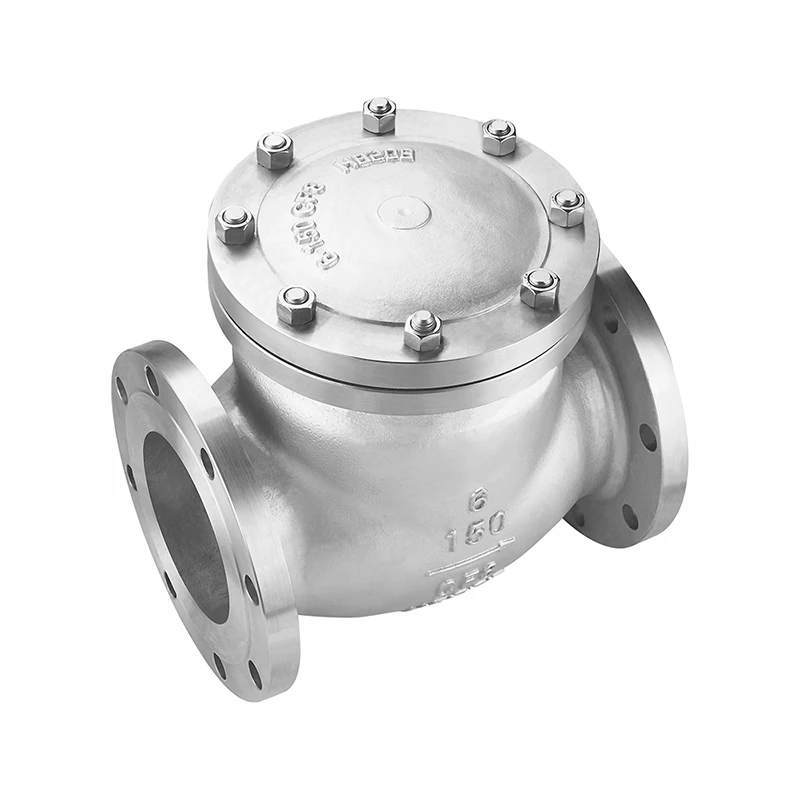 Flanged Control Flow Stainless Steel 316 304 Metal Nps Pn16 Industrial Water Gas Oil Steam Stop Cf8 Swing Flange Check