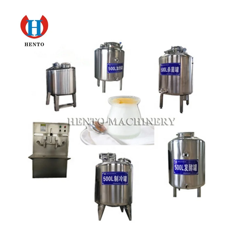 High Performance Dairy Processing Plant / Yogurt Fermentation Machinery / Yogurt Production Line