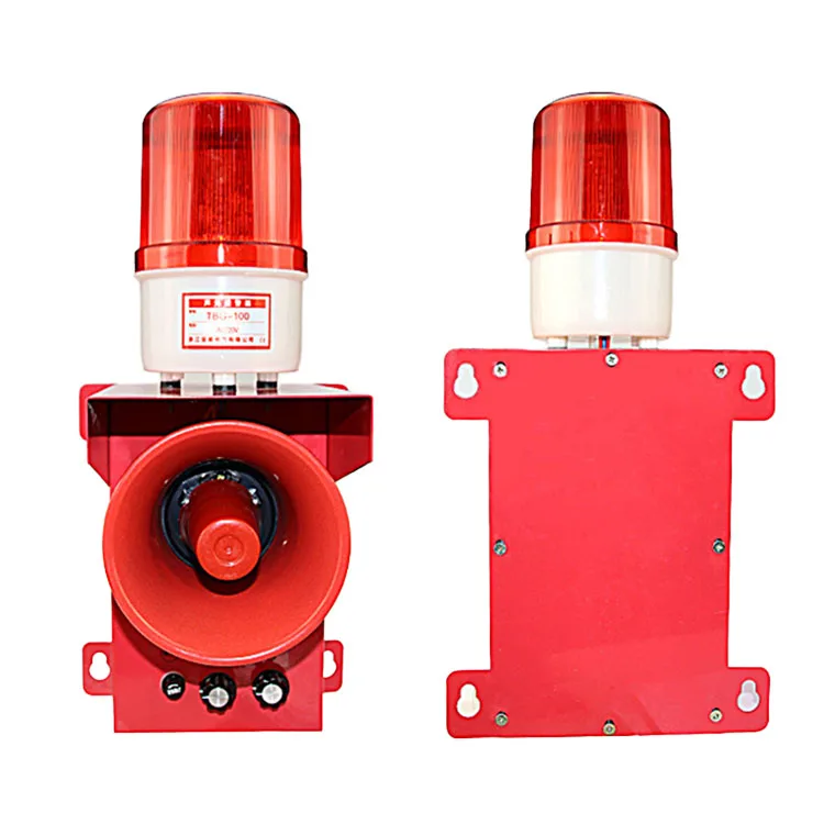 High Decibel LED Traffic Light Buzzer Emergency Alarm Safety Indicator Wide Range Flashing Light IP65 Rated Durable PC Material