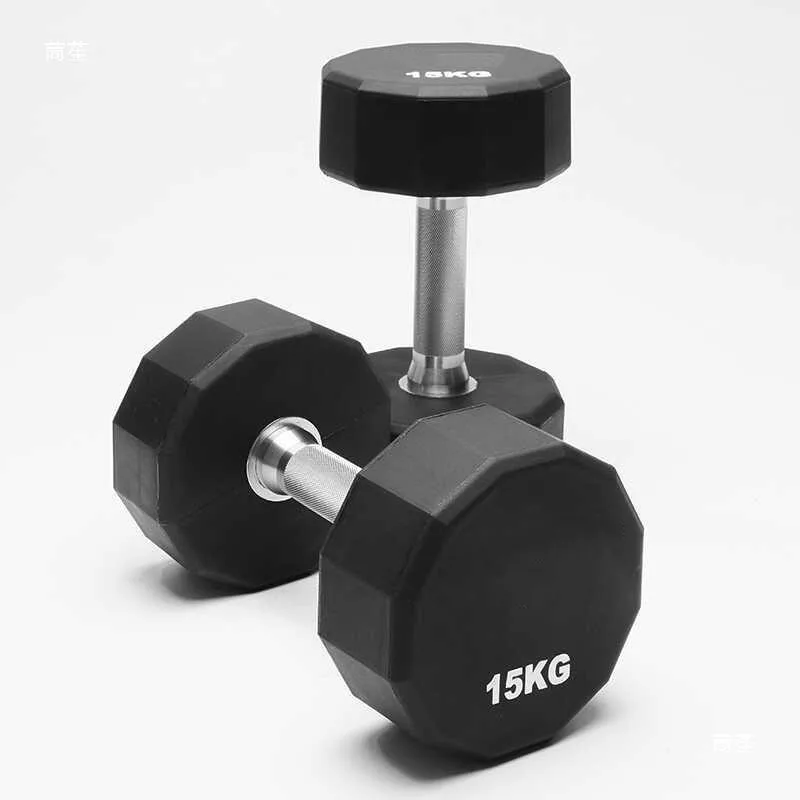 Hot selling product high quality & best price High quality PU Dodecagonal head dumbbell for Gym Equipment Exercise