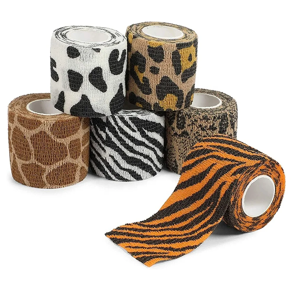 Manufacturer Sport Tape Vet Wrap Self Adhesive Cotton Animal Pet Bandages Non Woven Tattoo Elastic Horse Box Cohesive Bandage