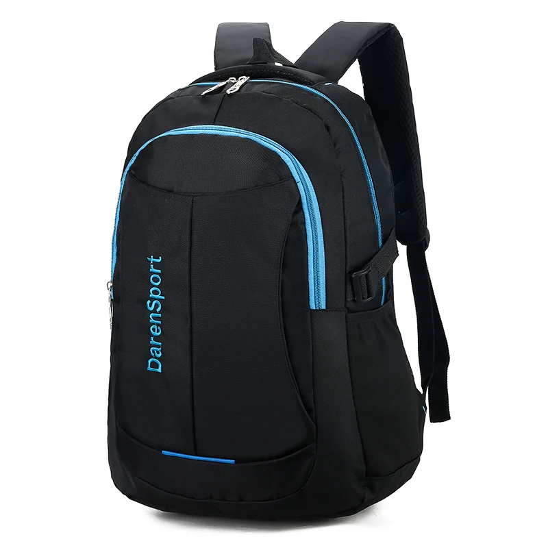 Low price 18 inch big capacity embroidery daren sport front passport book pocket school backpack for children kid teenager