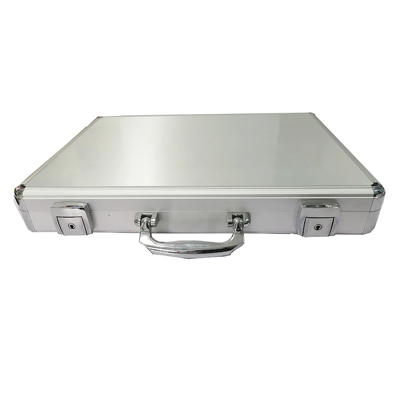
17 Inch Silver Laptop Aluminum Attache Cases for Men 