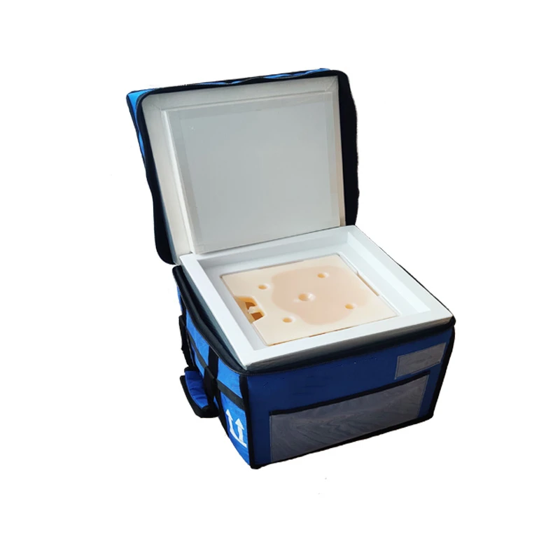Vaccine transport VIP board cooler box with vacuum insulation panel
