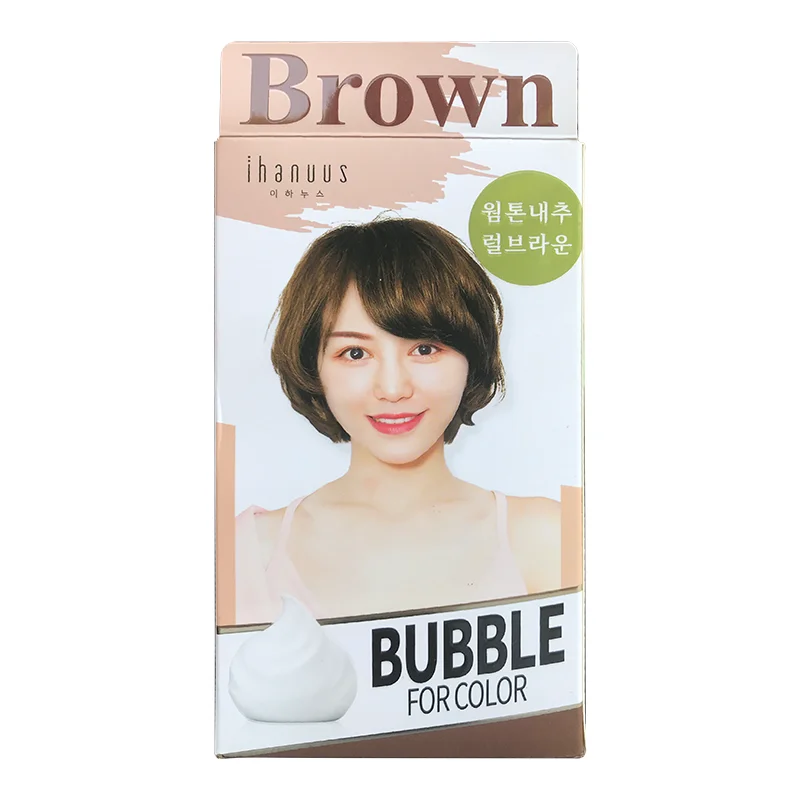 Hello Bubble Permanent Pop Color Ammonia-free Nano Organic Professional Salon 90ml Blue Hair Dye