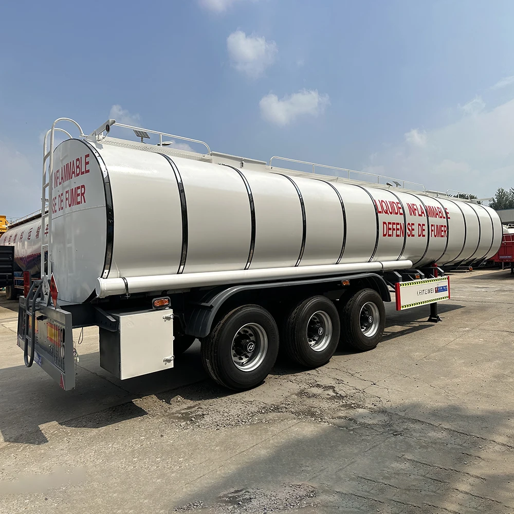 aluminum alloy stainless steel 304 316 food grade vegetable oil truck olive oil transport tanker semi trailer