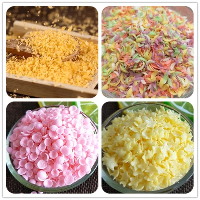 Multi-functional bread crumbs drying machine extrusion bread crumb process line for sale