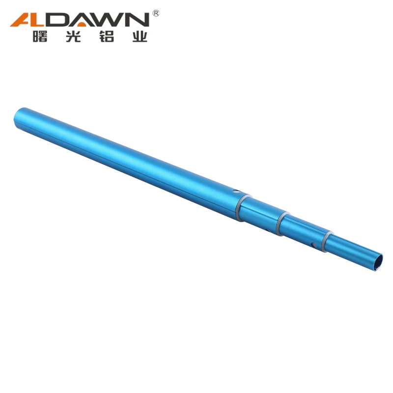 Aluminum poles 50mm aluminum 6061 T3 6063 T6 alloy tube locking telescopic tube