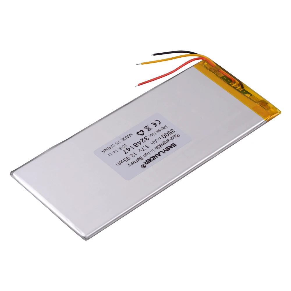 Перезаряжаемый литий-полимерный аккумулятор 3248147 3500 мАч 3 7 в для
