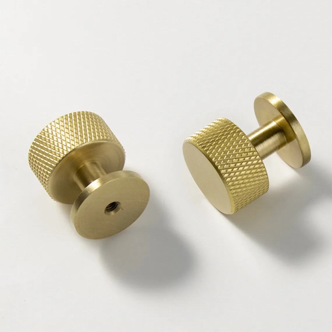 Dongguan Custom CNC Machining Metal Single Hole Round Gold Drawer Cabinet Small Solid Metal Home Knob