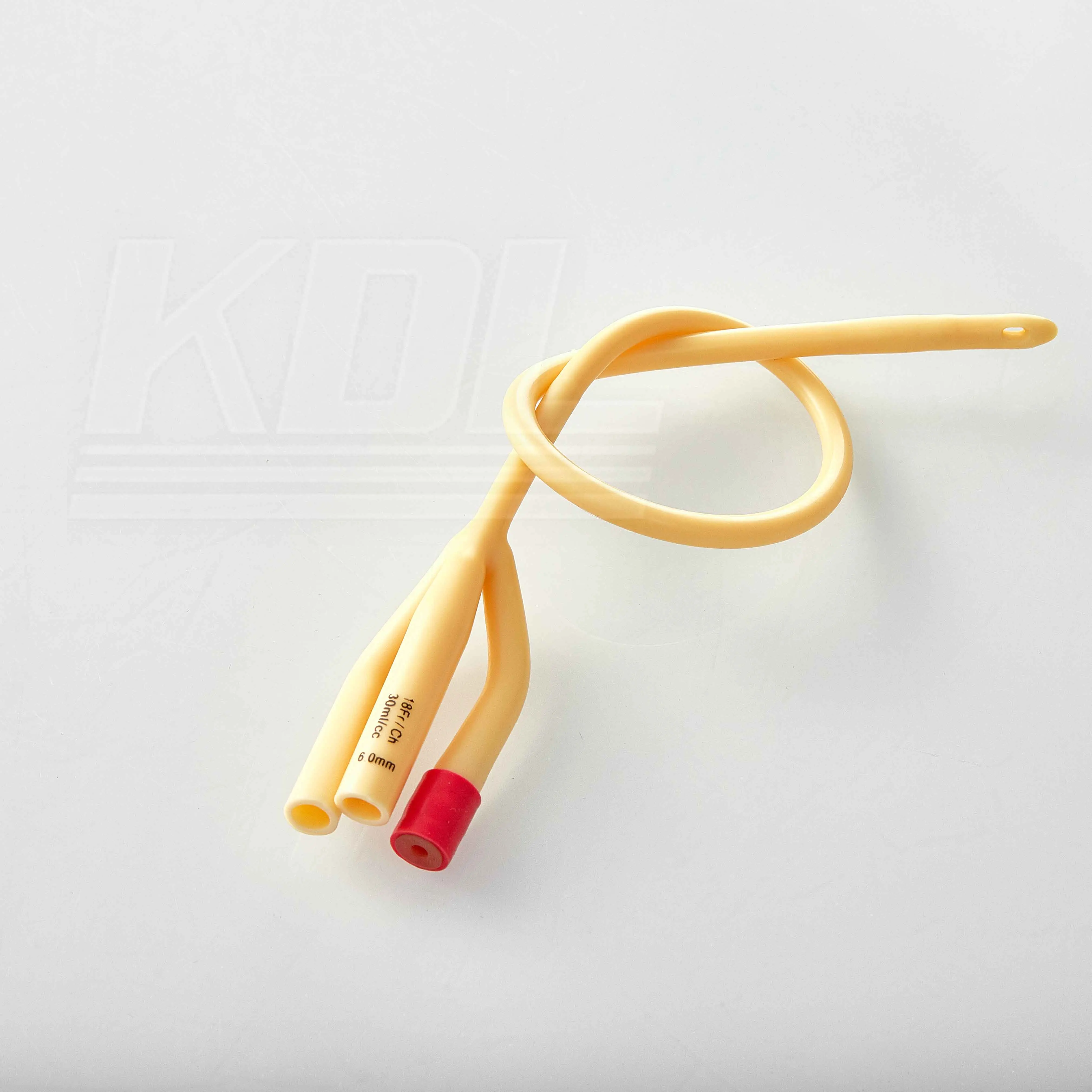 KDL Disposable Urethral Catheter Latex Foley balloon  Silicone Coated  6Fr 8Fr 10Fr12Fr 14Fr
