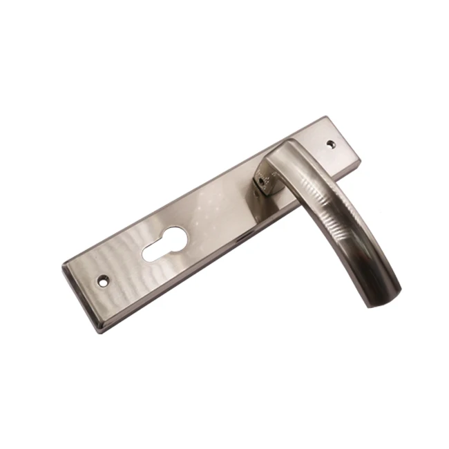 Classic 85 F363-A363 Iron Lock Plate and Aluminium Door Handle