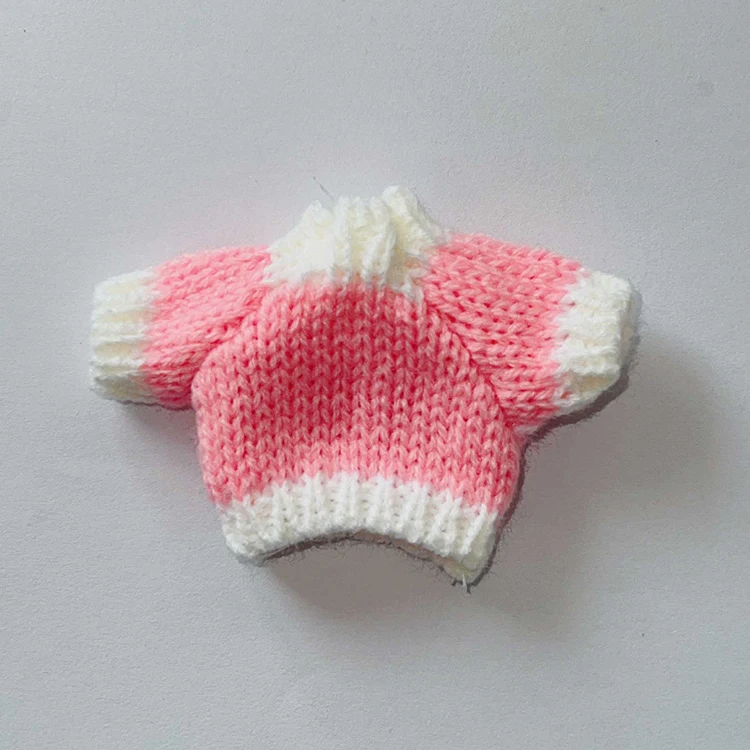 14cm 10cm Doll Accessories Kids DIY Mini Baby Doll Clothes Sweater