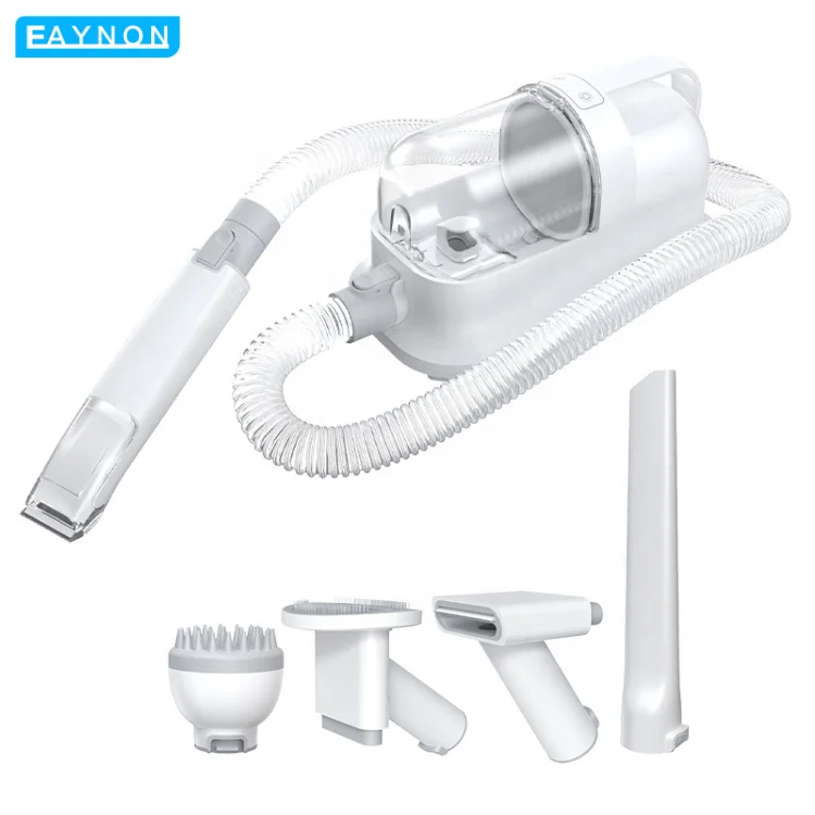 Eaynon Multifunction Cat Dog Powerful Rechargeable Foot Clipper Grooming Pet Trimmer Hair Suction For Pets