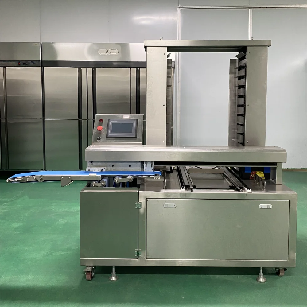 Commercial Multi-functional Mochi Cake Tray Aligning Best Sell Automatic Cookie Trays-arranging Machine Tray a