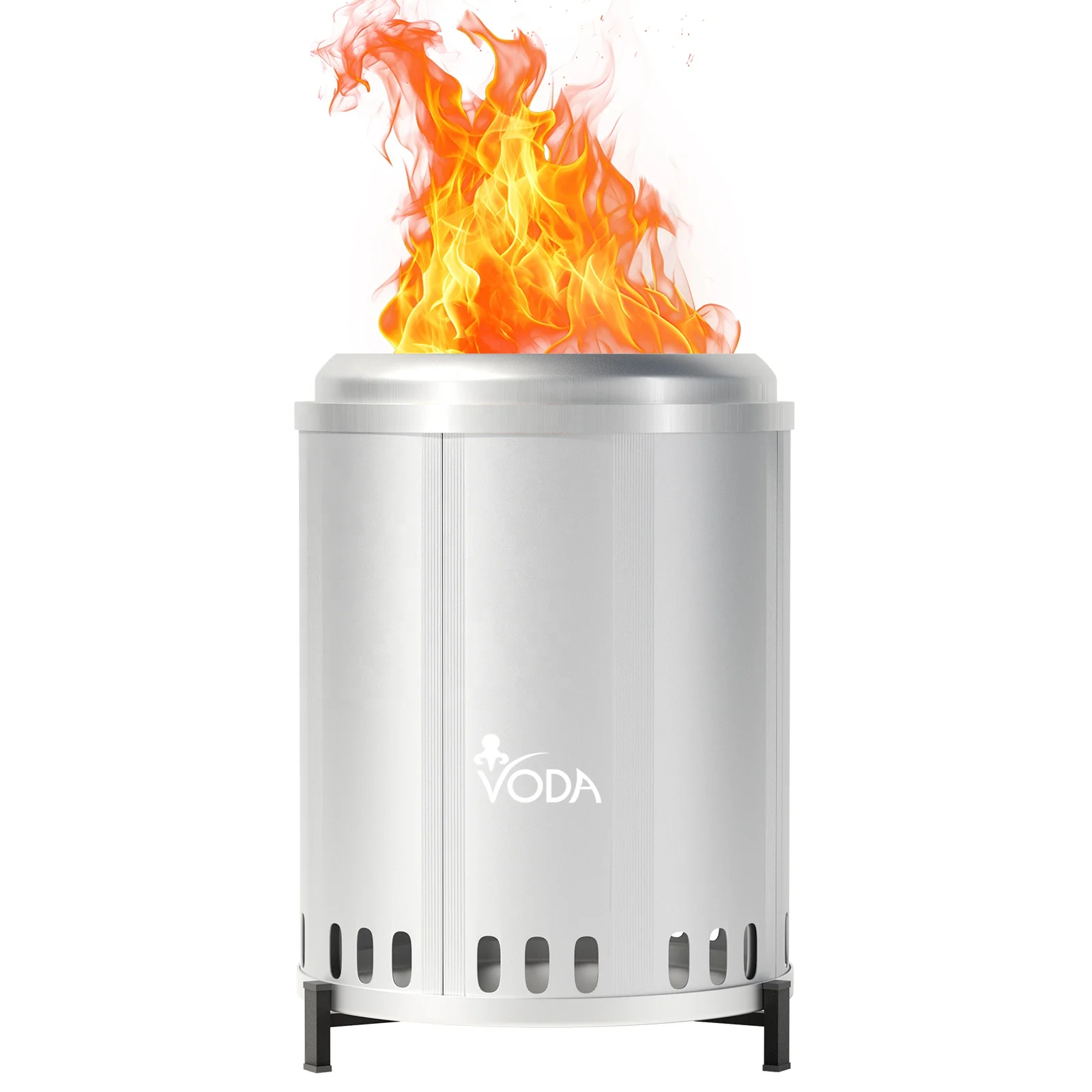 9x9' Tabletop Fire Pit Aluminum Outdoor Portable Wood Pellet Stove Smokeless Fire Pit For Camping Garden Patio BBQ