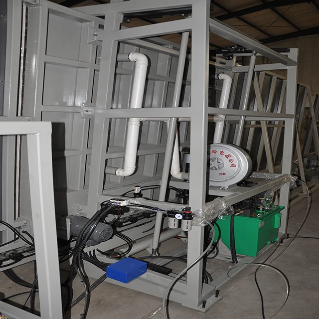 Automatic Insulated Glass Washing Drying Pressing Assembling Processing line