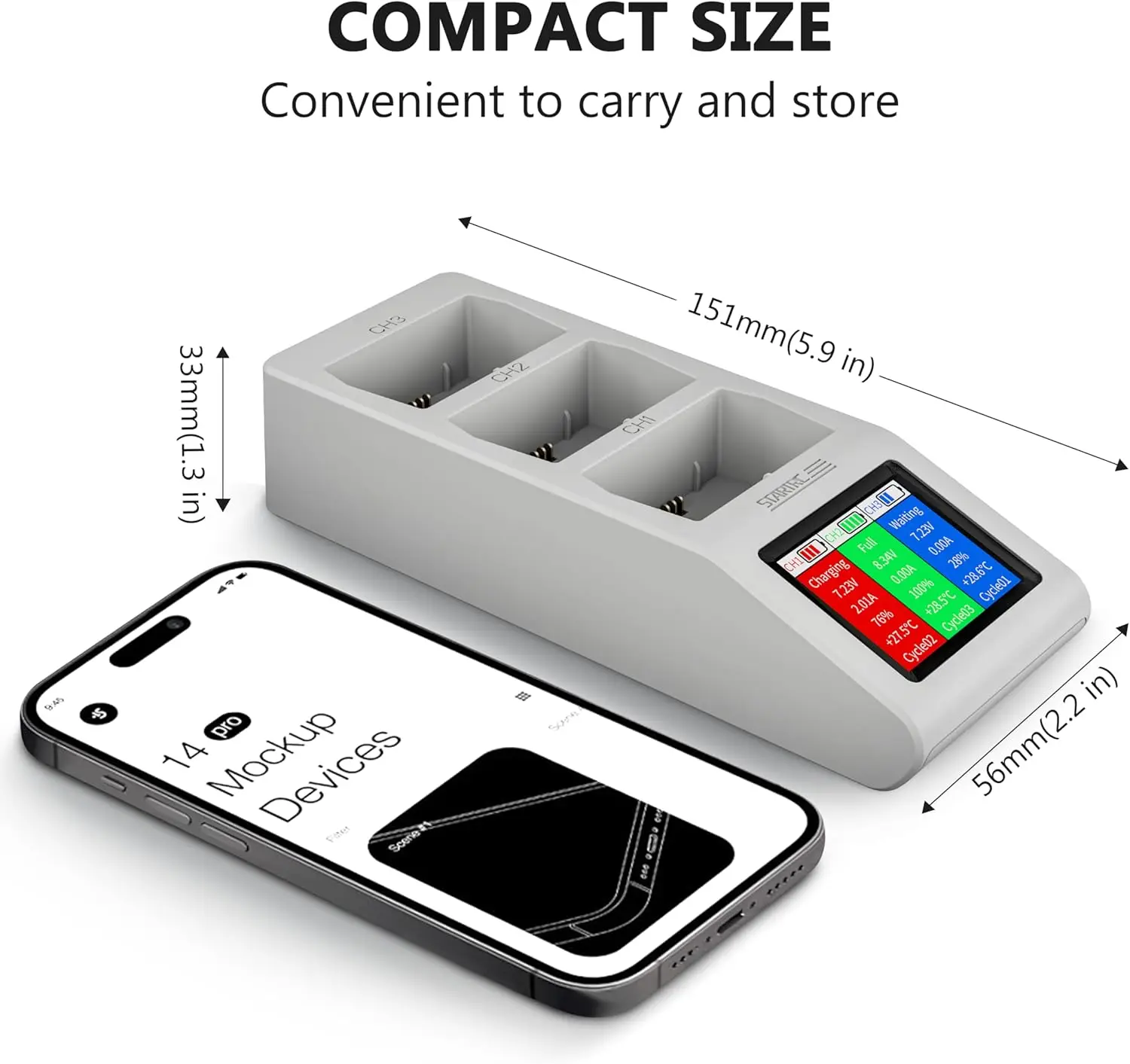 startrc mini 4 pro led night battery  charger for dji Mini 3 Pro charging hub accessories