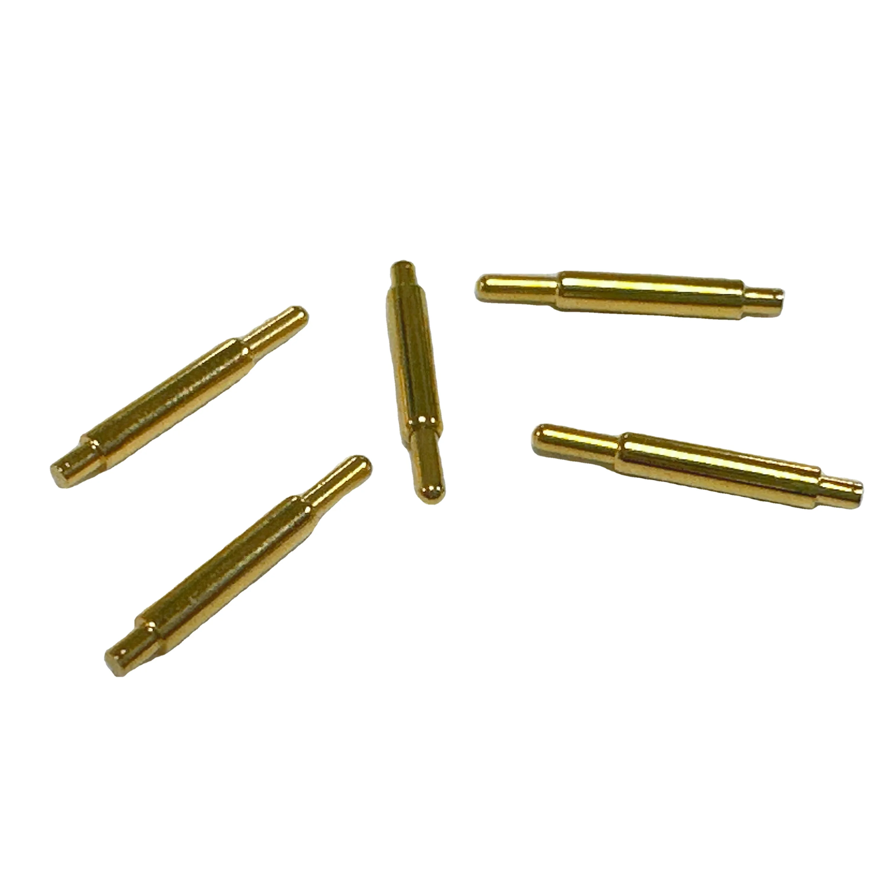 Customized 1mm Gold Plated High Precision PCB Brass OEM Custom Brass Gold Plated Pogo Pins