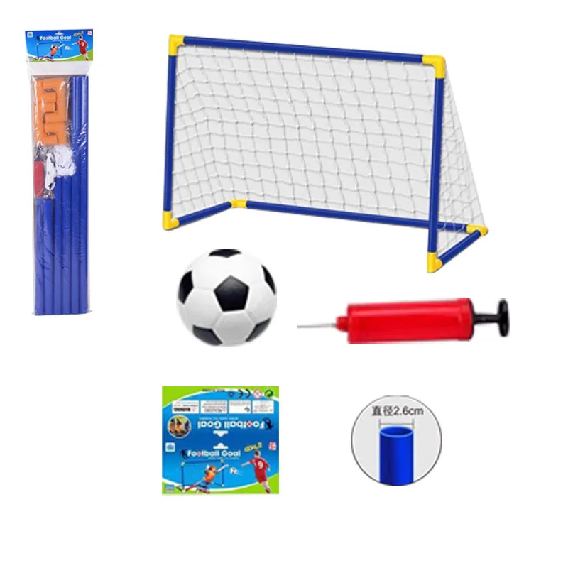 2020 Factory Outlet Mini football goal post net set with pump indoor outdoor kids sport toy