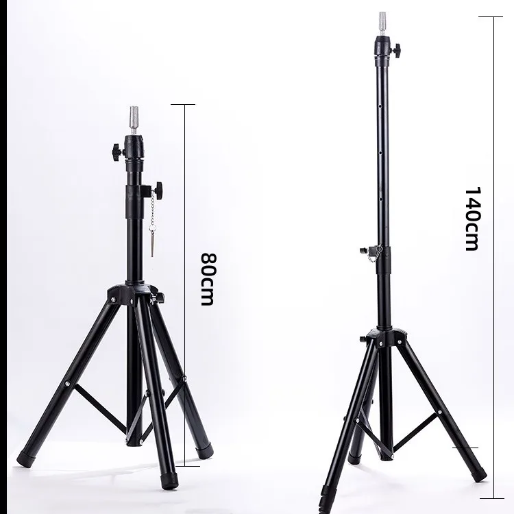 Strong Stainless Steel Tripod Stand For Mannequin Hair Extension Display stand For Salon Practice