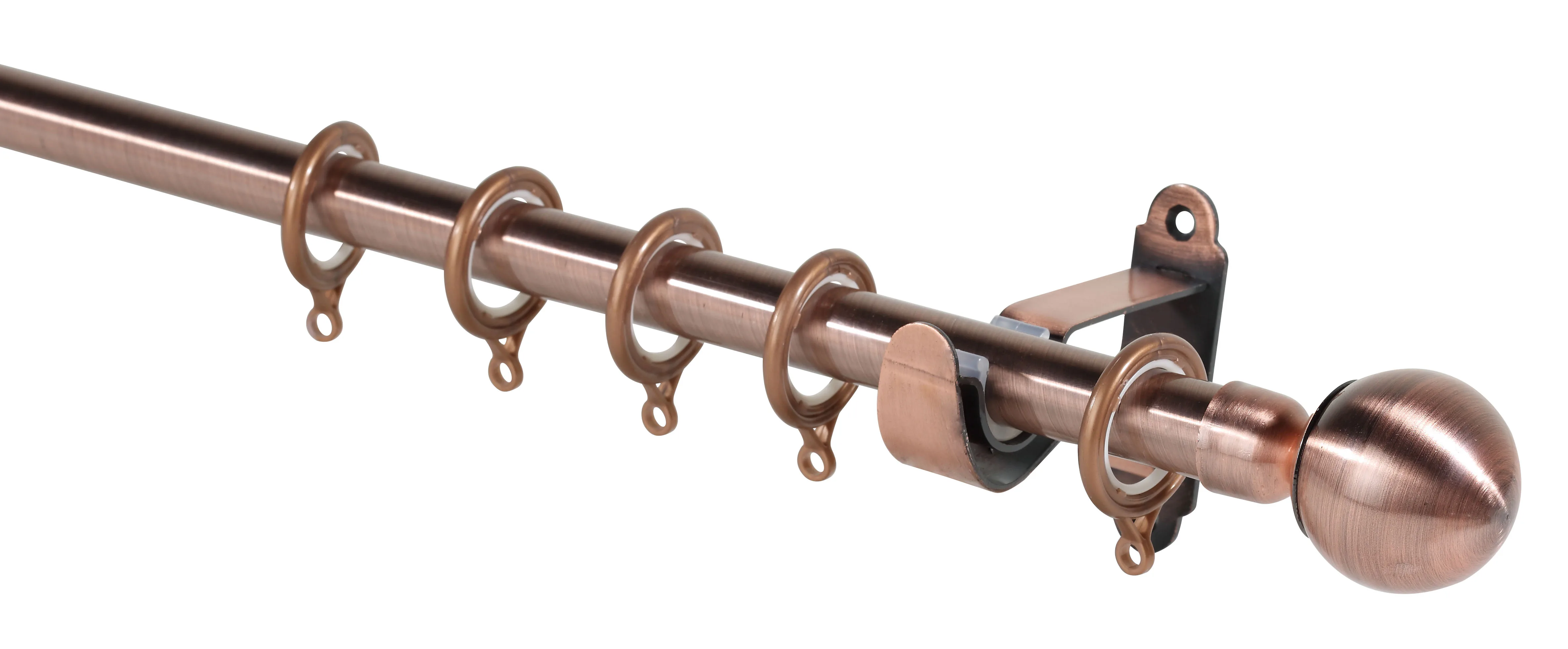 KEEWO Double Curtain Rods Sets Aluminum Alloy Finials Metal Accessories Curtain Rod Wholesale Manufacturer