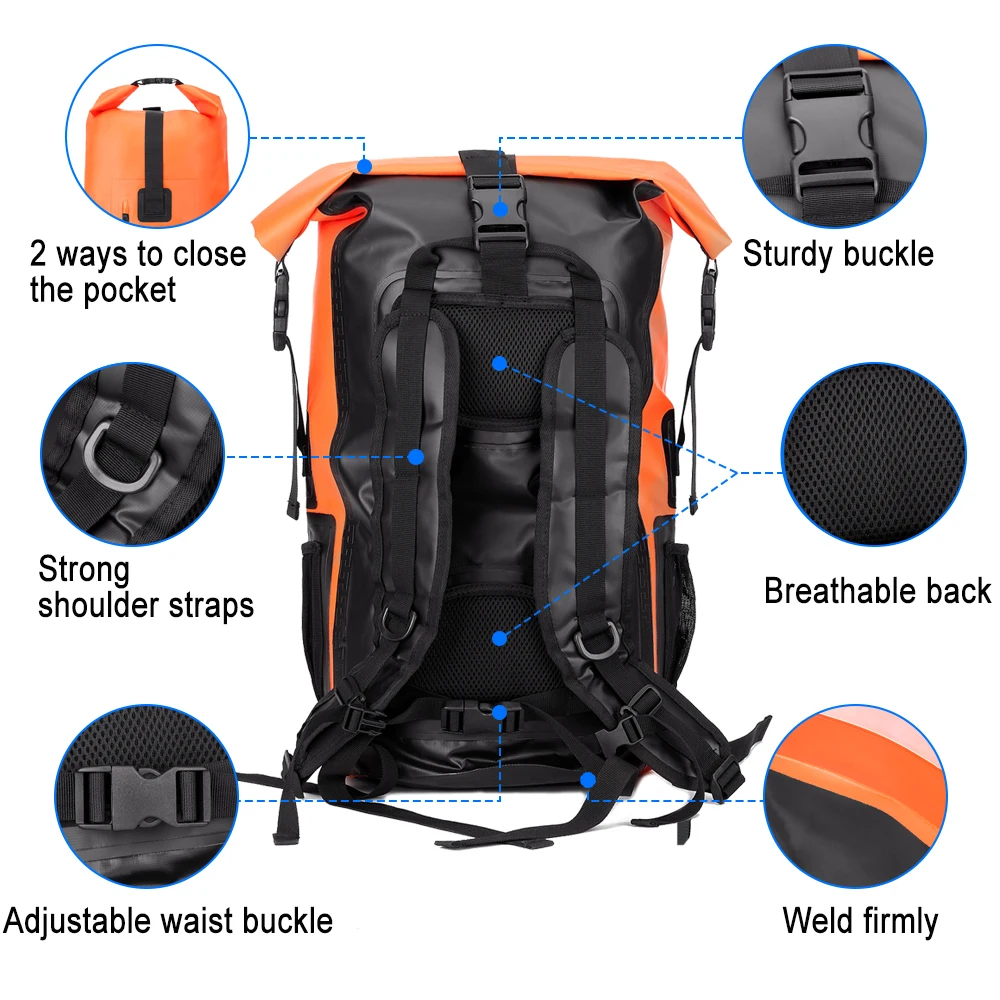 Tour Bag Back Pack 35L Lightweight Portable Camping Hiking Backpack Waterproof Ski Hunting Backpack for Outdoor Sports Equipment