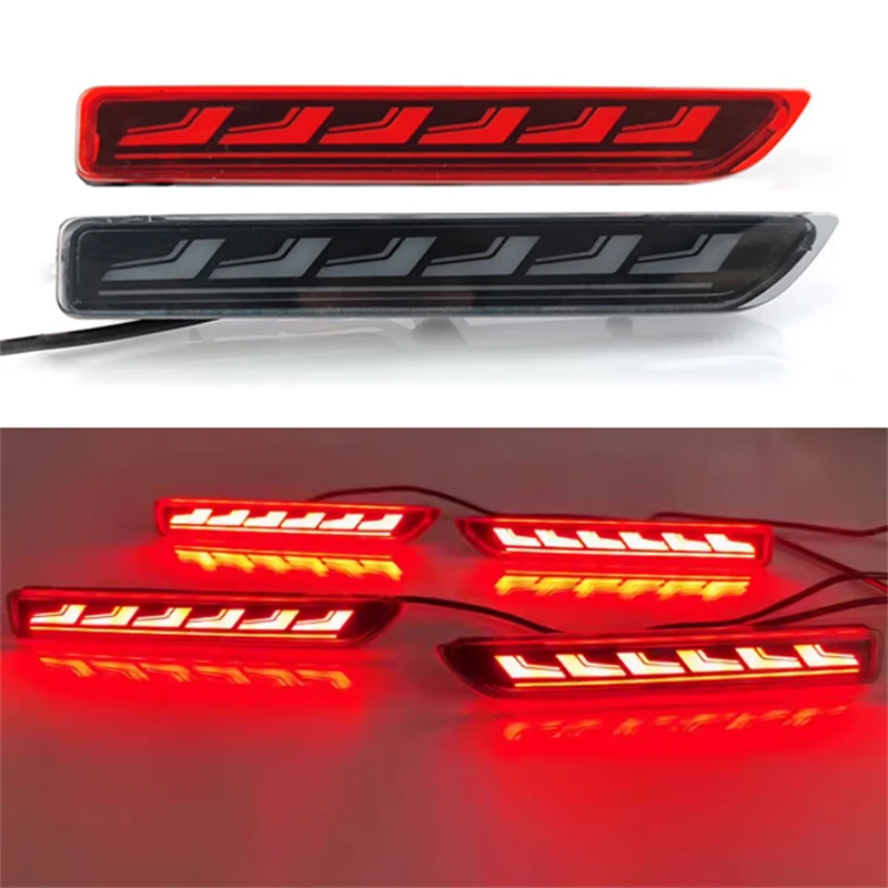 LED Rear Bumper Reflector Tail light For Nissan Sylphy Teana 2022 2023 2024 Murano 2016 - 2021 Brake Lamp Turn Signal light