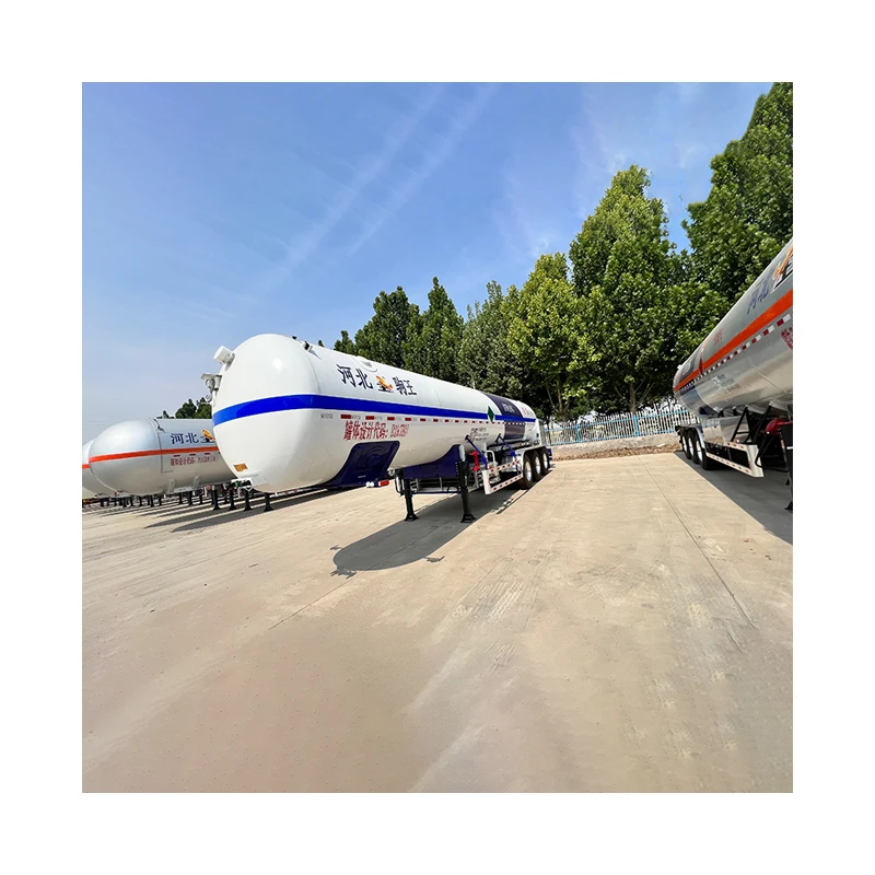 storage vacuum Transporter tanker semi trailer Cryogenic liquid argon storage tank semi-trailer