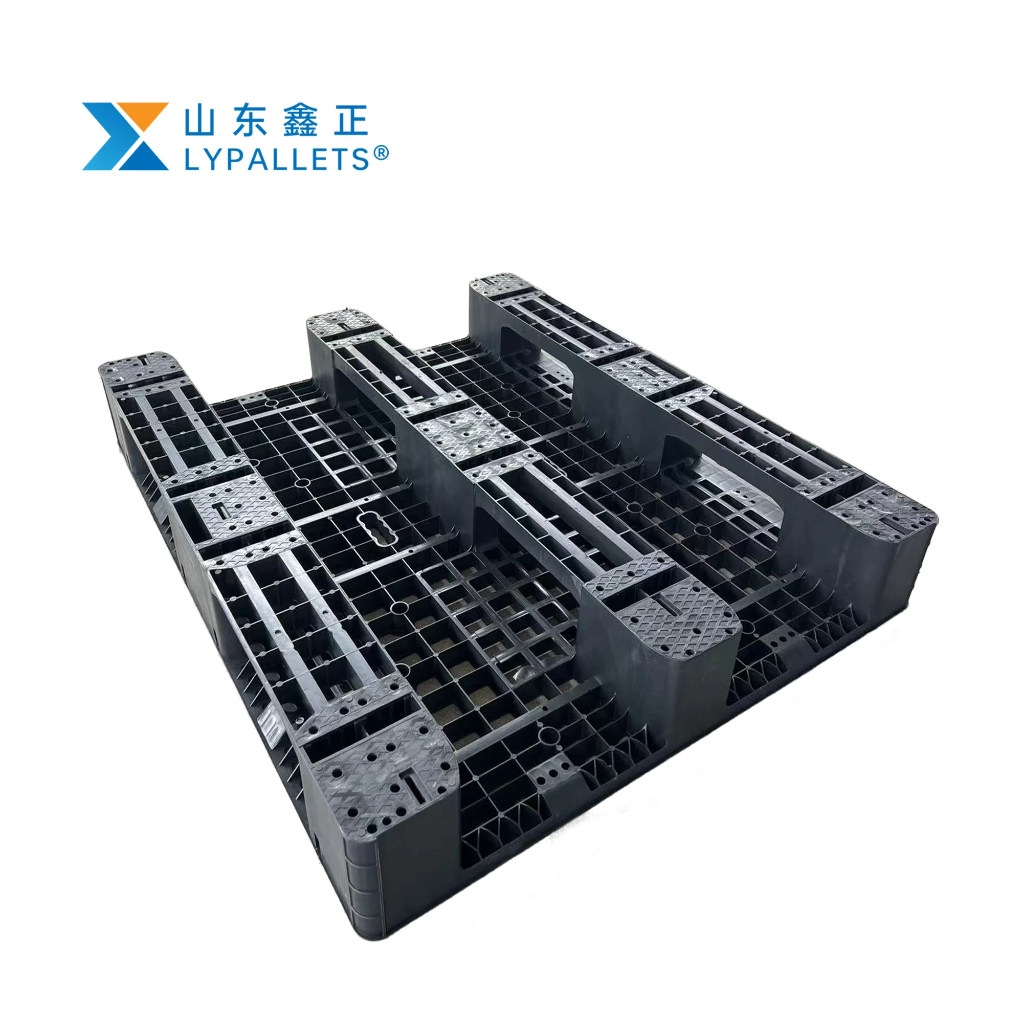 Hdpe черные пластиковые поддоны 1200x1000x150 складское хранилище с открытой палубой переработанный пластиковый поддон 48x40 цена