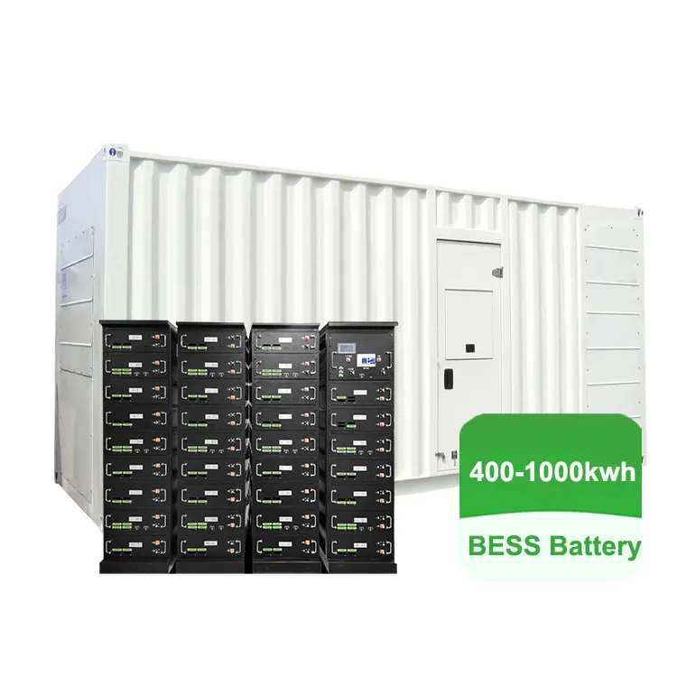 ESS solar battery 400kw 400 kwh 800kw 500kwh 500kw 600kwh back container lithium ion battery 1000kwh for energy storage