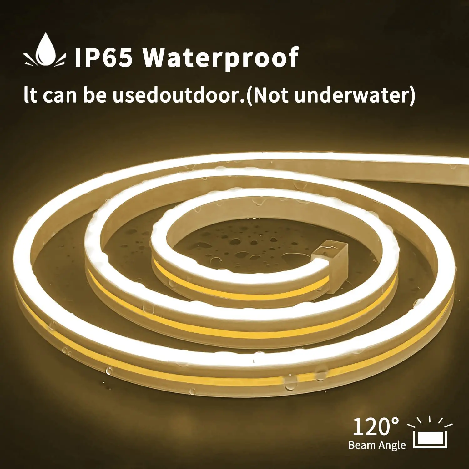 factory direct outdoor led neon flex 5v 20w ip65 waterproof customized color silicone led light strip