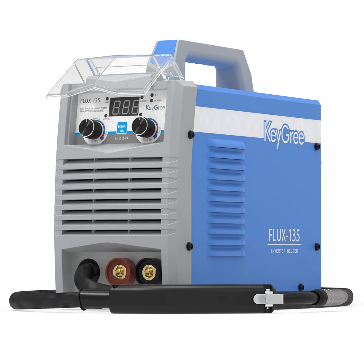 Flux core 135A gasless mig welder portable mma welding inverter machines