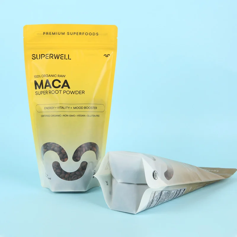 customized stand up pouch food grade Plastic Pouch Big Custom 1Kg 15Kg 20Kg Packaging Ziplock Pouches Dog Food Plastic Bag Sizes