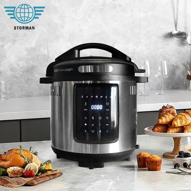 Good Price Big Capacity Stainless Steel Lid Smart Automatic Electric High Pressure Multicooker Air Fryer