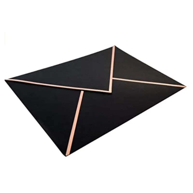 In Stock Packaging Burgundy 5X7 Wedding Invitation Paper Envelope