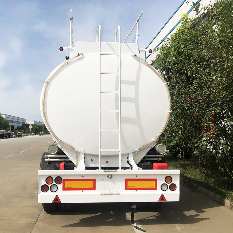 ADR Tanker Truck Fuel Semitrailers Fuel Tanker Semi Trailer 4 Compartments 40000 Liter 45000 Litres Small Oil Tanker 1000 4 - 6L
