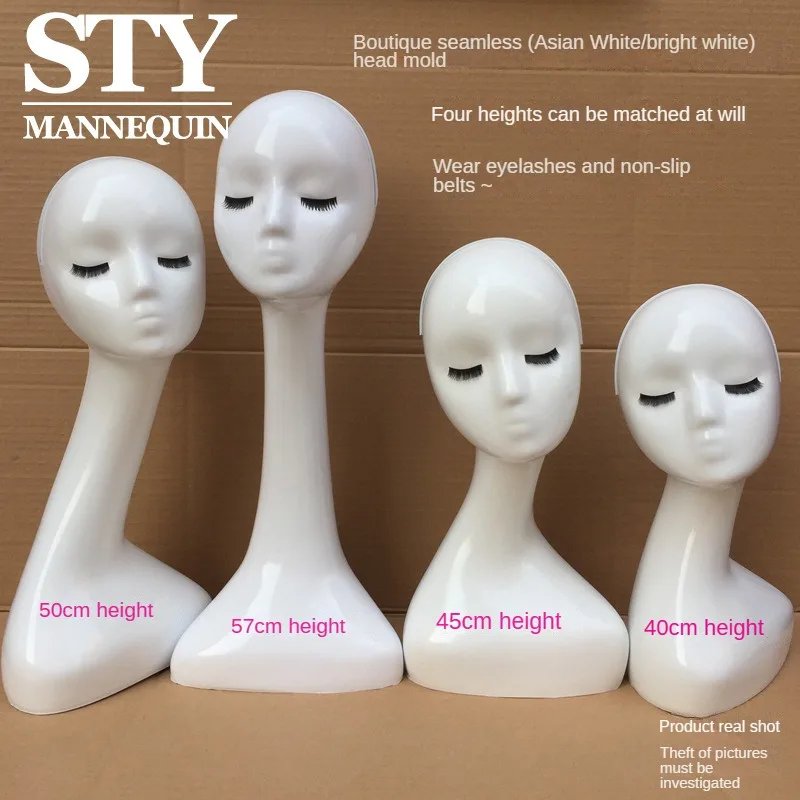 mannequin head for wig   display stand	Golden concept doll for wigs gold mannequin heads for wigs