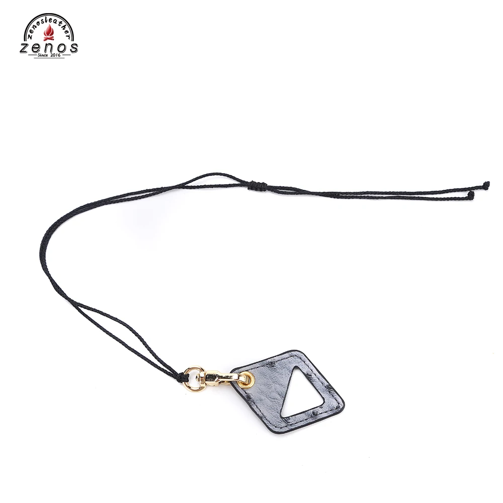 
Zenos OEM ODM Animal Print Pu Leather Necklace Strap Sunglasses Holder Strap Eyeglasses Accessory 