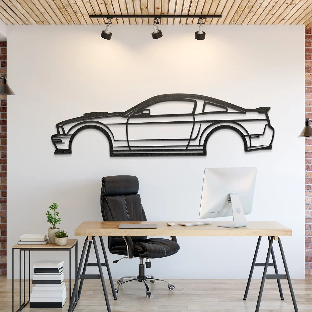 Custom Metal Car Silhouette Metal Wall Art Laser Cut Modern Home Decor Metal Wall Art