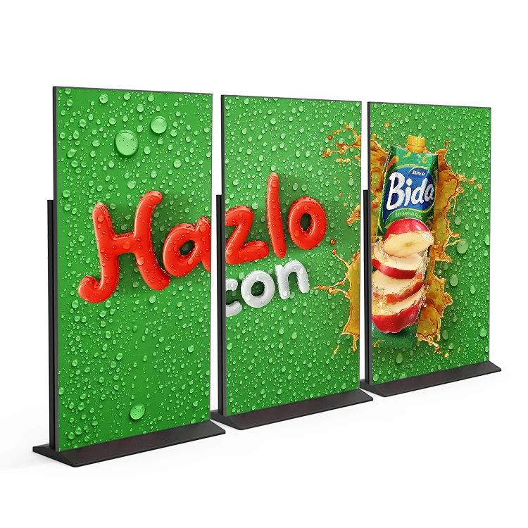 LCD Digital Marketing Advertising Display 75 85 100 Inch High Brightness Indoor Outdoor Street Digital Display Signage