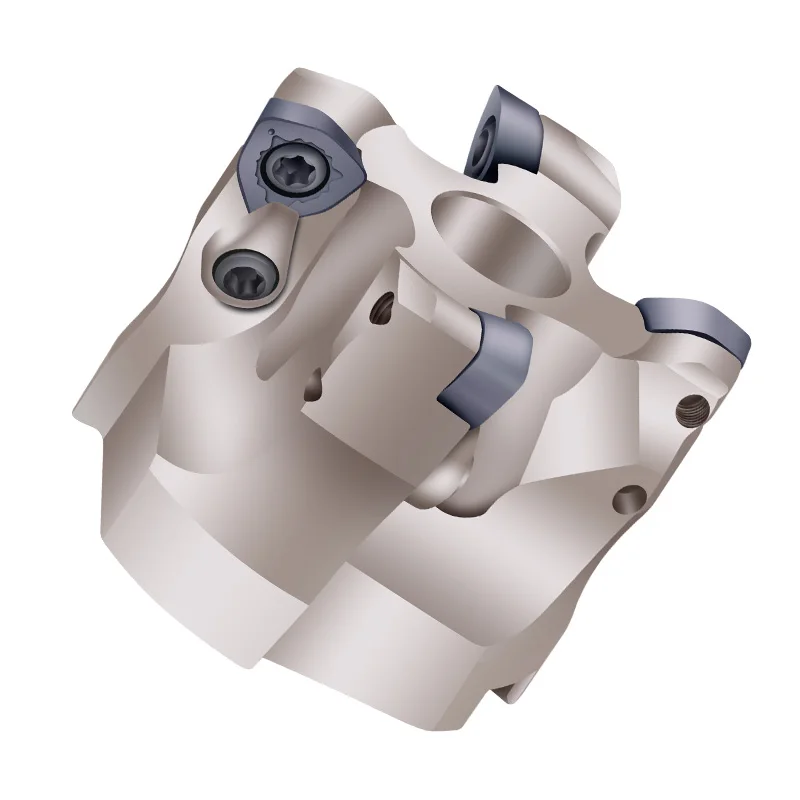 high precision SKS indexable face milling cutter 90 degree 4 axis fast feed heavy cutting milling cutter head for WDMW08 insert