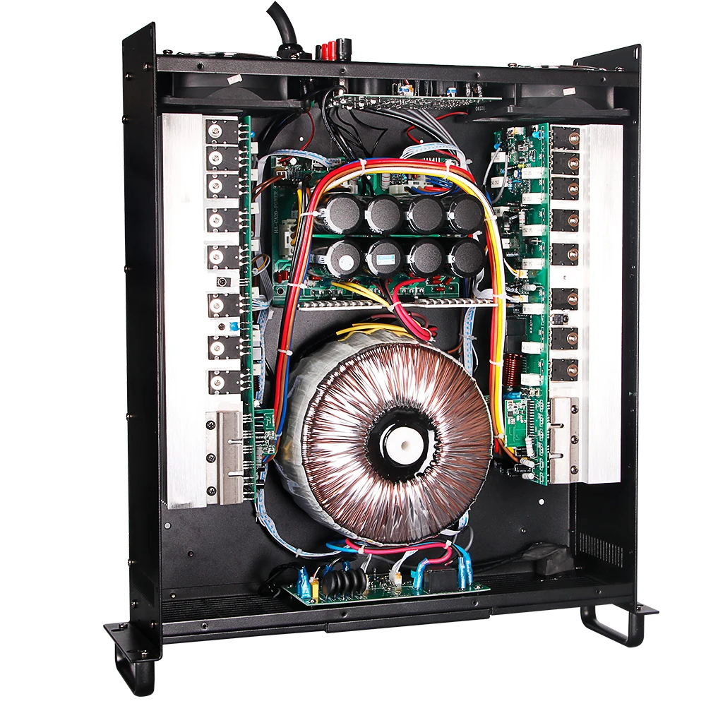 Biner CA18 2u 2ch 1100W Professional Power Amplifier for Stage Performance Concert Conference KTV Party