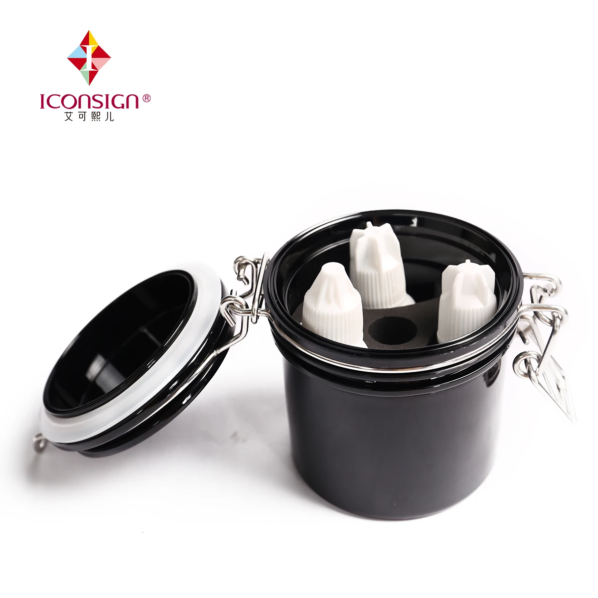 Контейнер для клея, высококачественный удобный контейнер для клея для наращивания ресниц с индивидуальным контейнером для клея