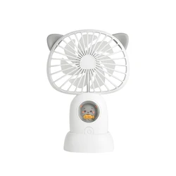 Fans Ceiling Portable Battery Hand Usb Rechargeable Necklace Cartoon Air Held Neck Mini Fan Cute