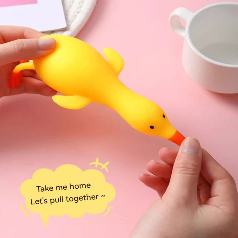 2024 NEW Soft Material Antistress Fidget Toy Stretchy Squeeze Squishy Duck Toys for stress relief decompression