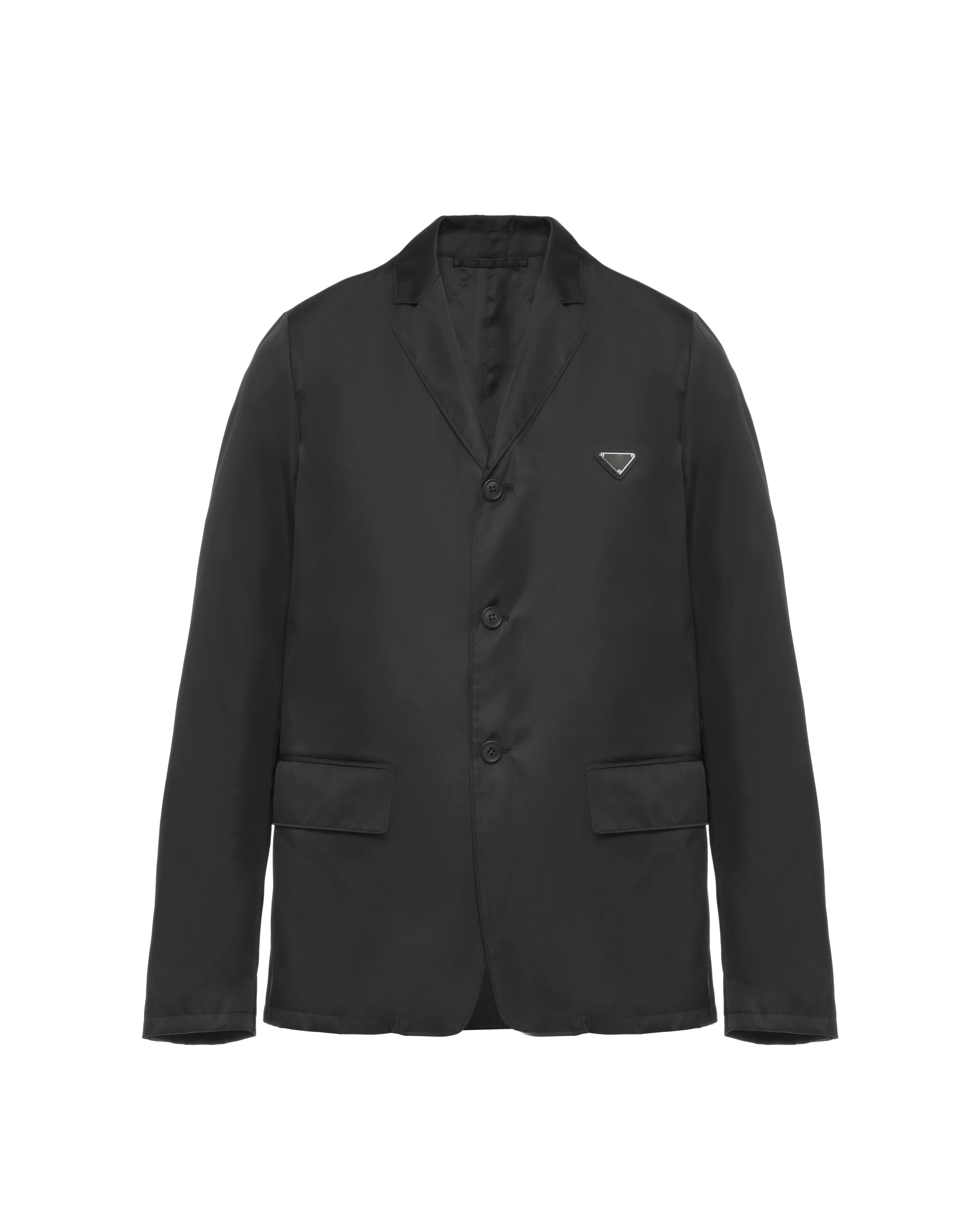 
Re-Nylon single-breasted jacket 