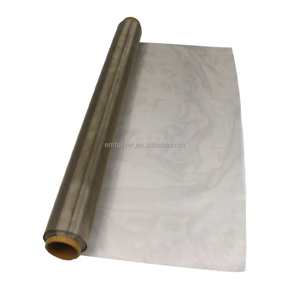 EMF Блокировка никель медь ткань RFID защита сетка